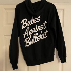 Babes Against Bullshit zip hoodie
